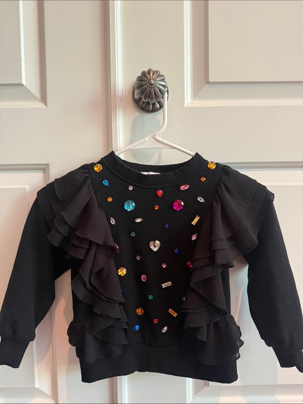 Lola & The Boys ruffle long sleeve